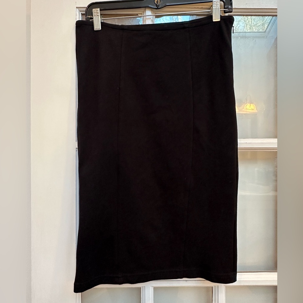 Vintage Betsey Johnson 90’s Classic Timeless Chic Black Pencil Skirt Size 8 Med
